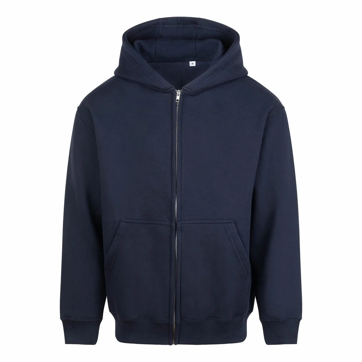 AWDIS JH115 Hoodie met Rits zonder Koord – New French Navy