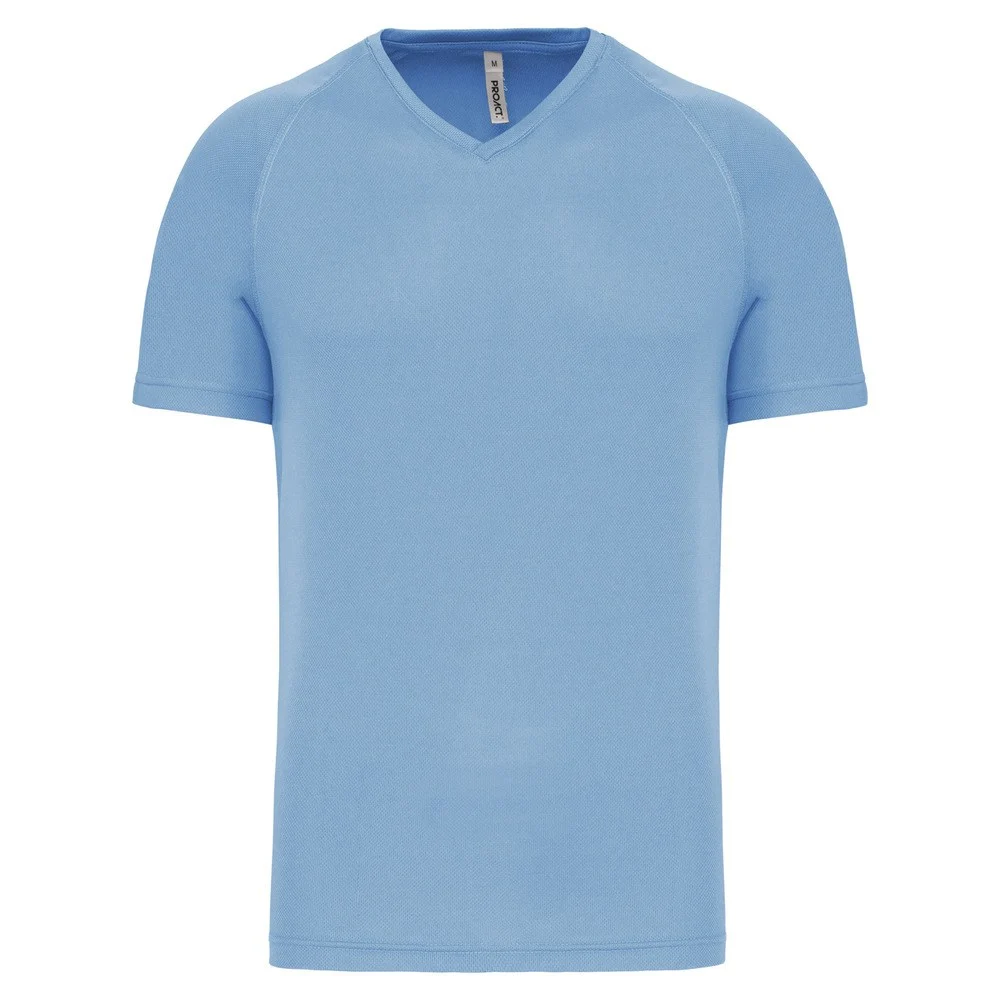 Proact PA476 Sport T-shirt V-hals Heren – Hemelsblauw