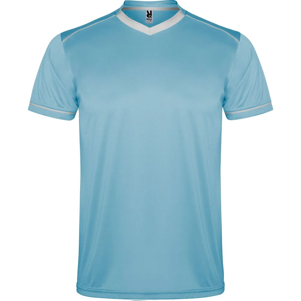 Roly CJ0457 United Sportset T-shirt + Short Kinderen – CELESTE/CELESTE