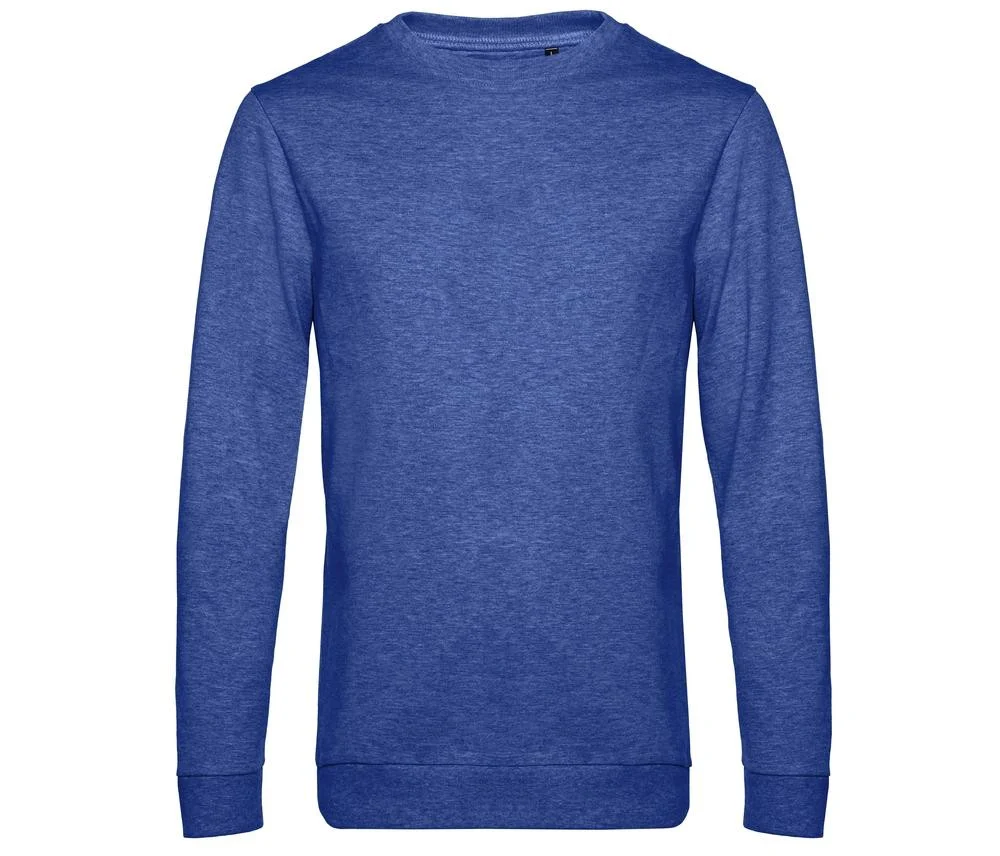 B&C BCU01W Sweater – Heather Royal Blue