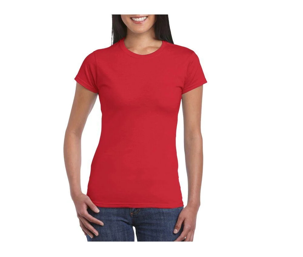 Gildan GN641 Softstyle T-shirt Dames – Red