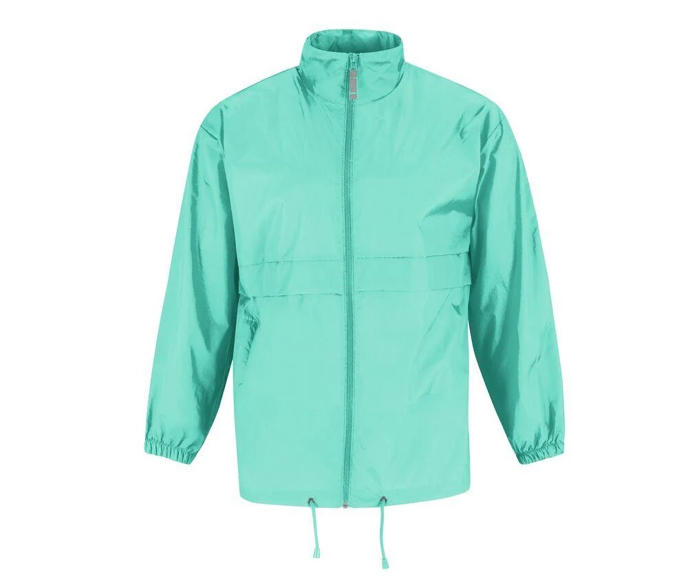B&C BC300 Sirocco Windjack Heren – Pixel Turquoise