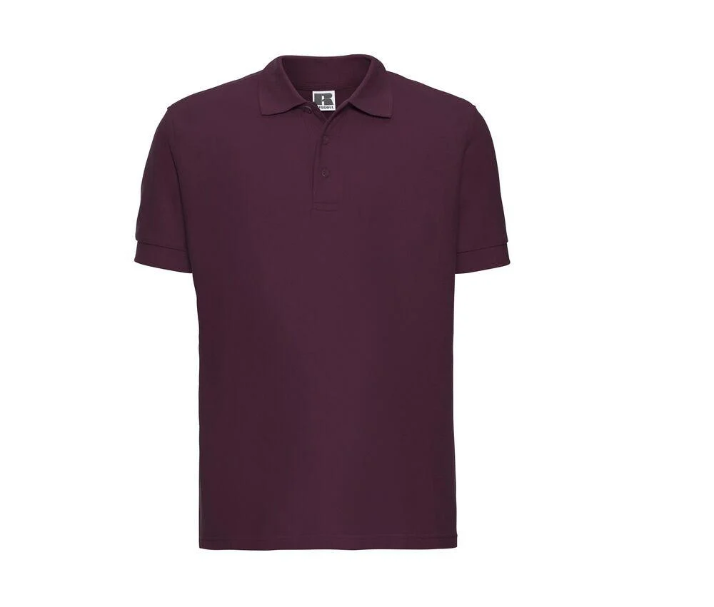 Russell JZ577 Ultimate Katoenen Polo – Burgundy