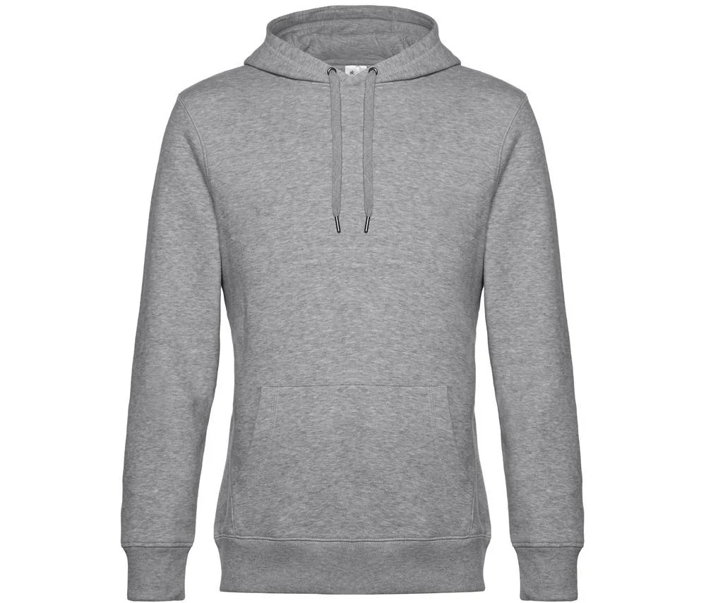 B&C BCU02K Hoodie King – Heather Grey