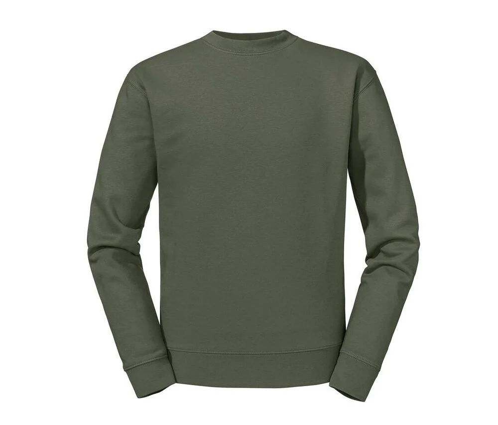 Russell RU262M Klassieke Sweater – Olive