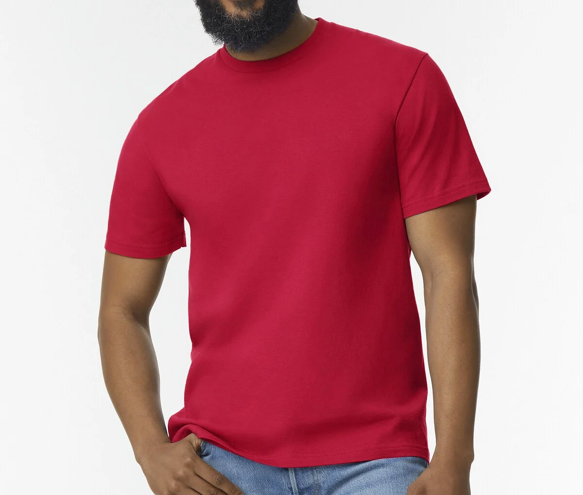 Gildan GN3000 T-shirt Ronde Hals – Red