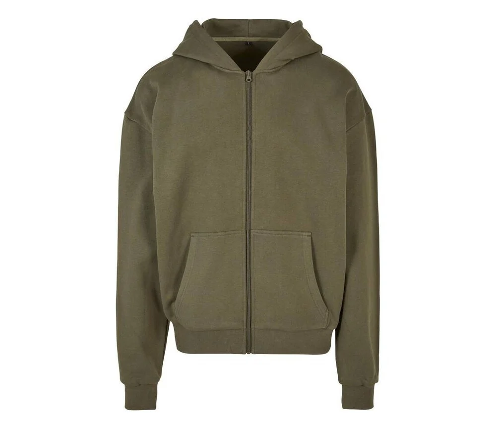 Build Your Brand BY192 Ultra Heavy Ritshoodie – Olive