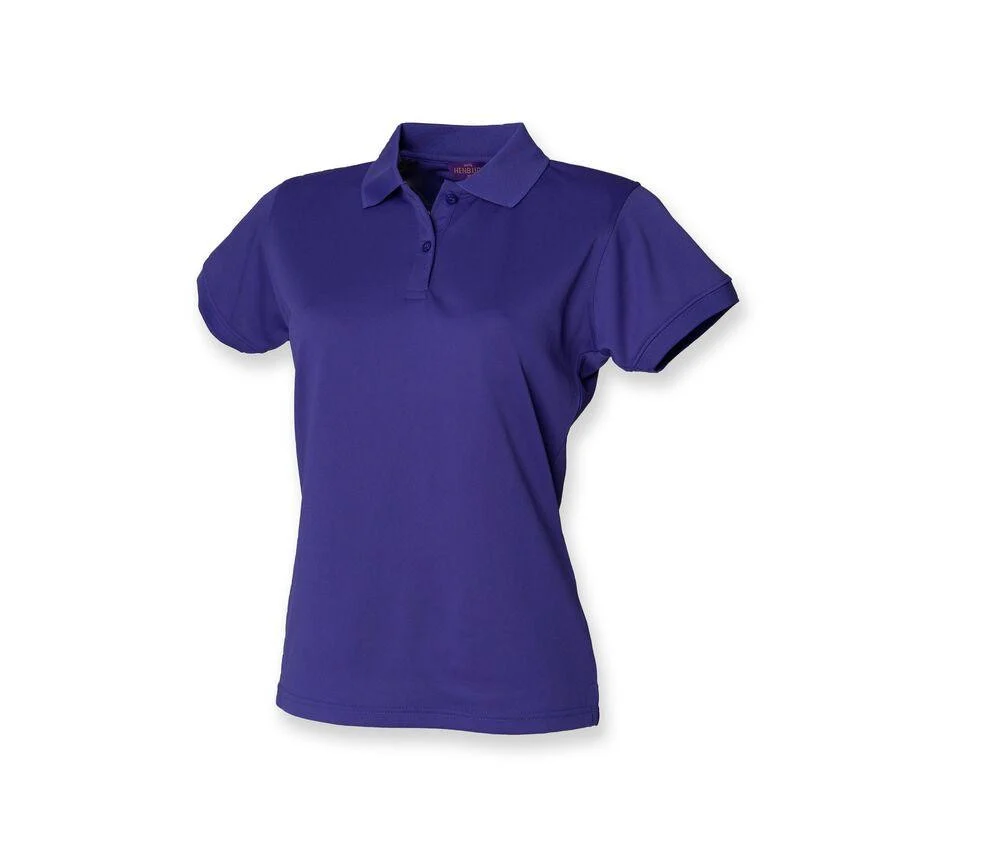 Henbury HY476 Ademende Coolplus® Polo Dames – Burgundy