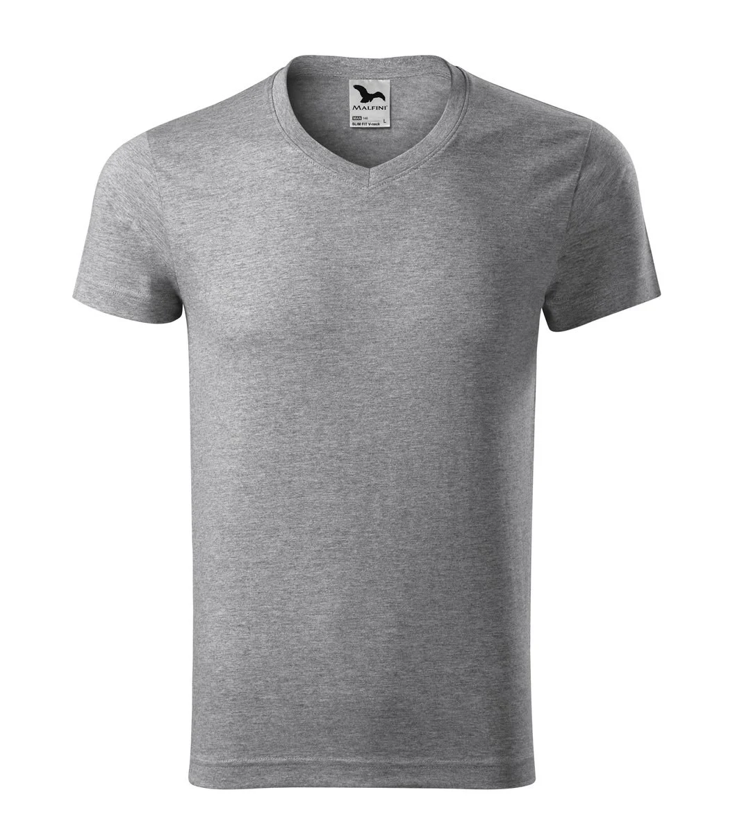 Malfini 146 T-shirt V-hals – Donkerblauw grijs