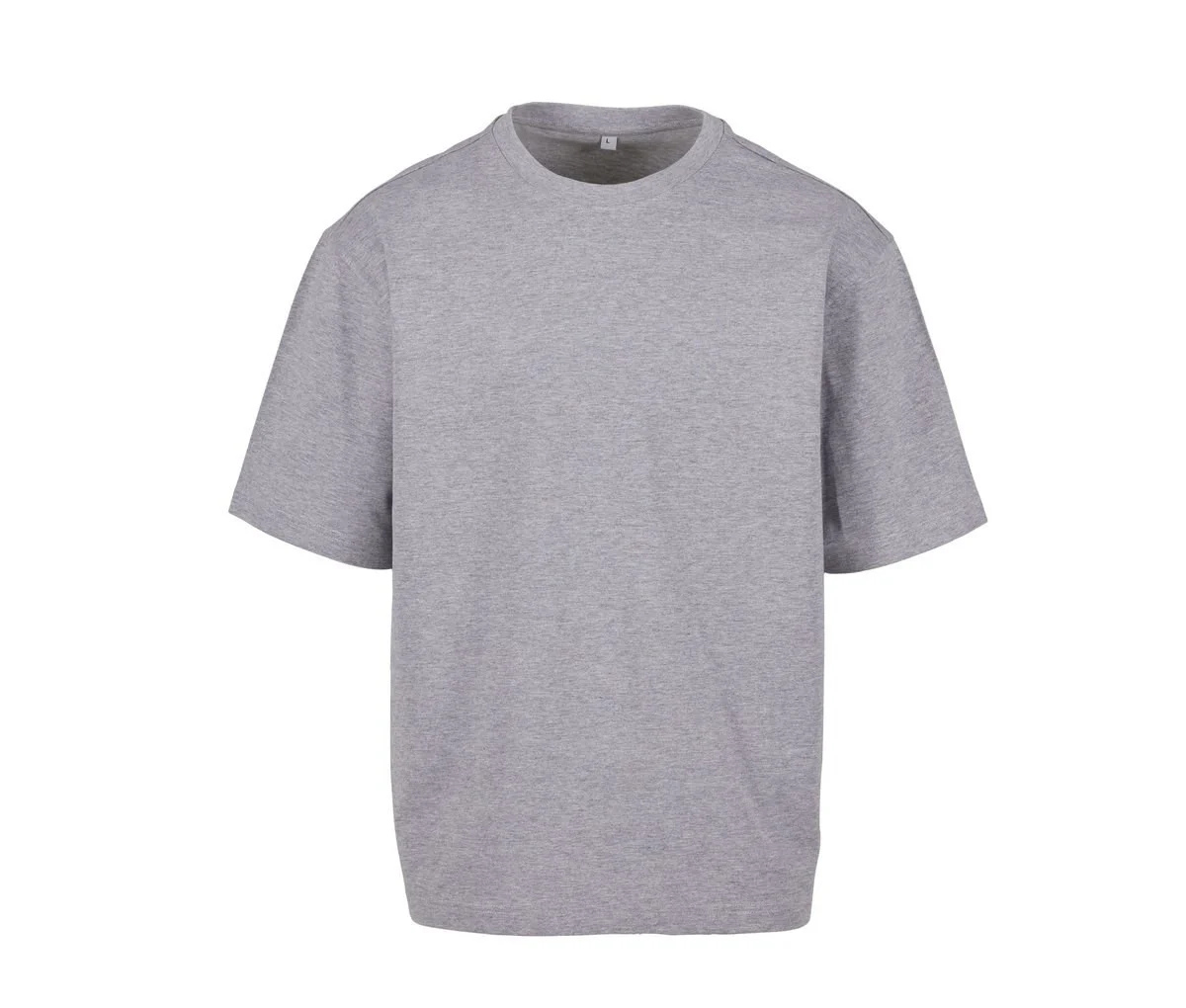 Build Your Brand BY391 Loose T-shirt – Heather Grey