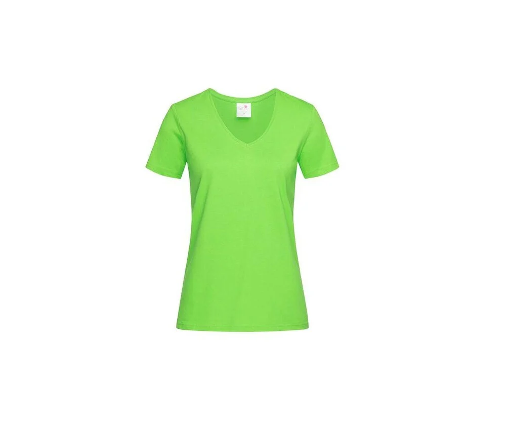 Stedman ST2700 T-shirt V-hals – Kiwi Groen