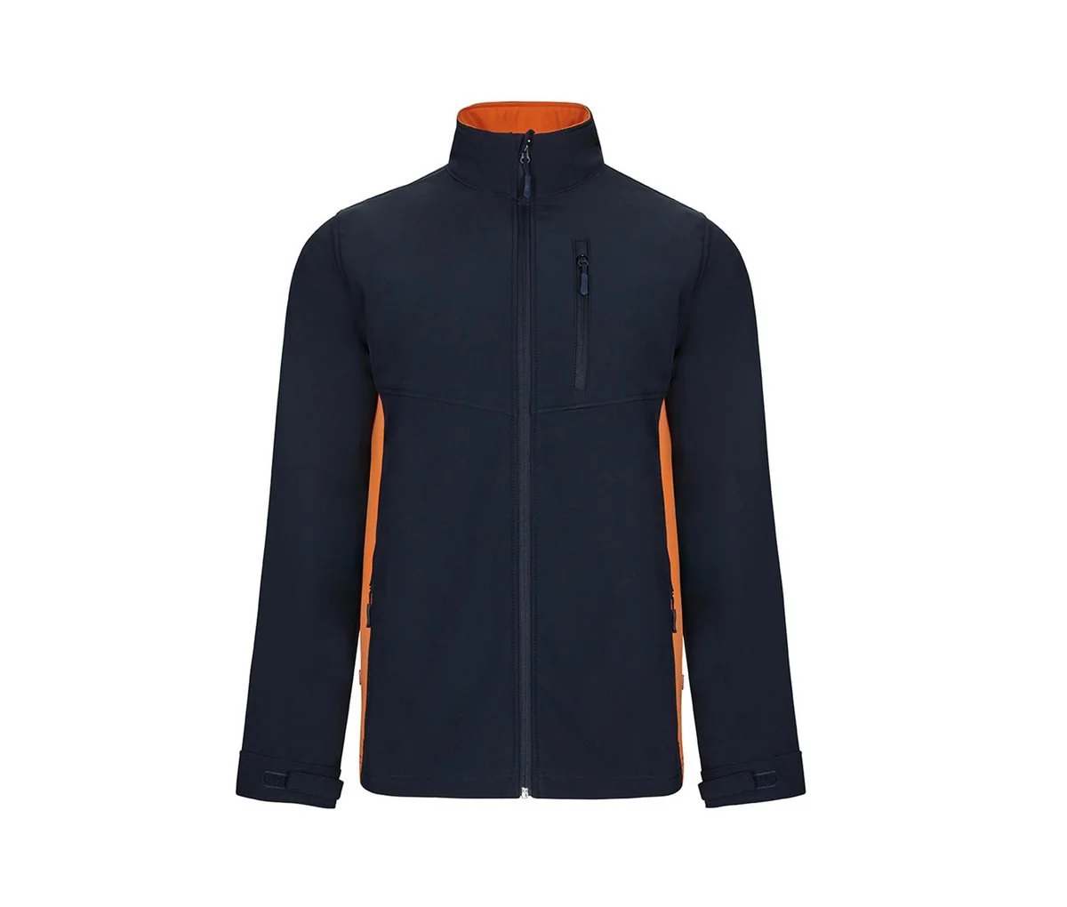 Velilla V1064 Tweekleurige Softshell Jas – Navy / Orange