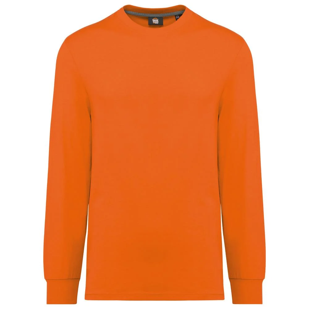 WK. Designed To Work WK303 T-shirt Lange Mouwen – Fluorescerend oranje