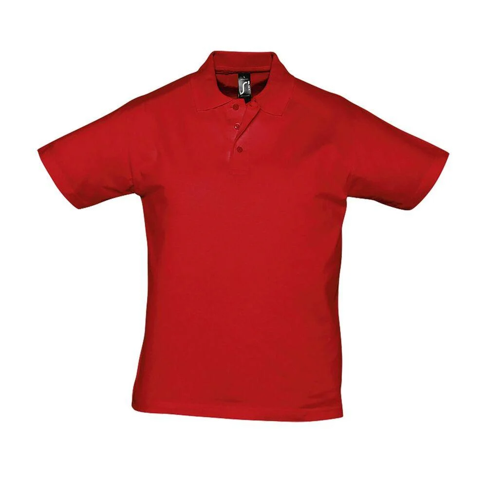 SOL'S 11377 Prescott Polo Heren – Rood