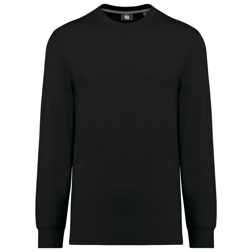 WK. Designed To Work WK303 T-shirt Lange Mouwen – Zwart