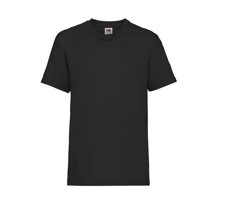 Fruit of the Loom SC231 Valueweight Kinder T-shirt – Black