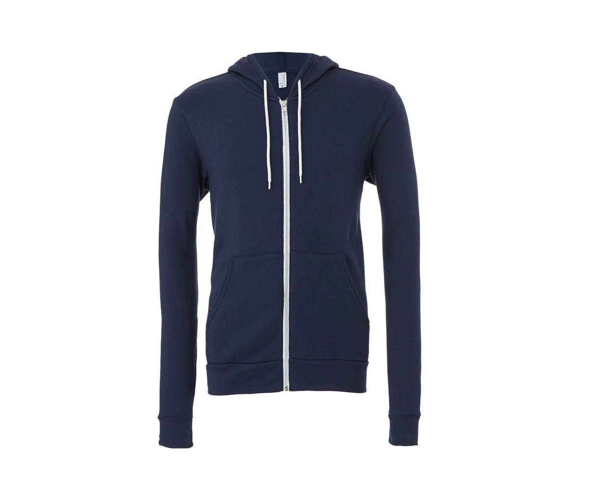 Bella+Canvas BE3739 Unisex Fleece Ritshoodie – Navy