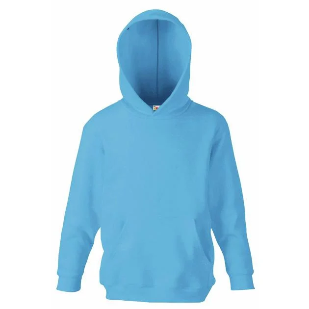 Fruit of the Loom SC371 Kinderhoodie – Azure Blue