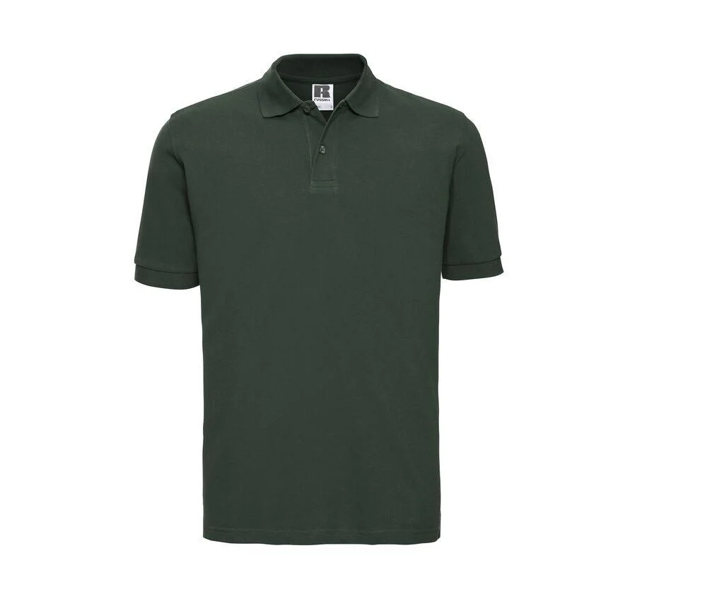 Russell JZ569 Klassieke Katoenen Polo – Bottle Green