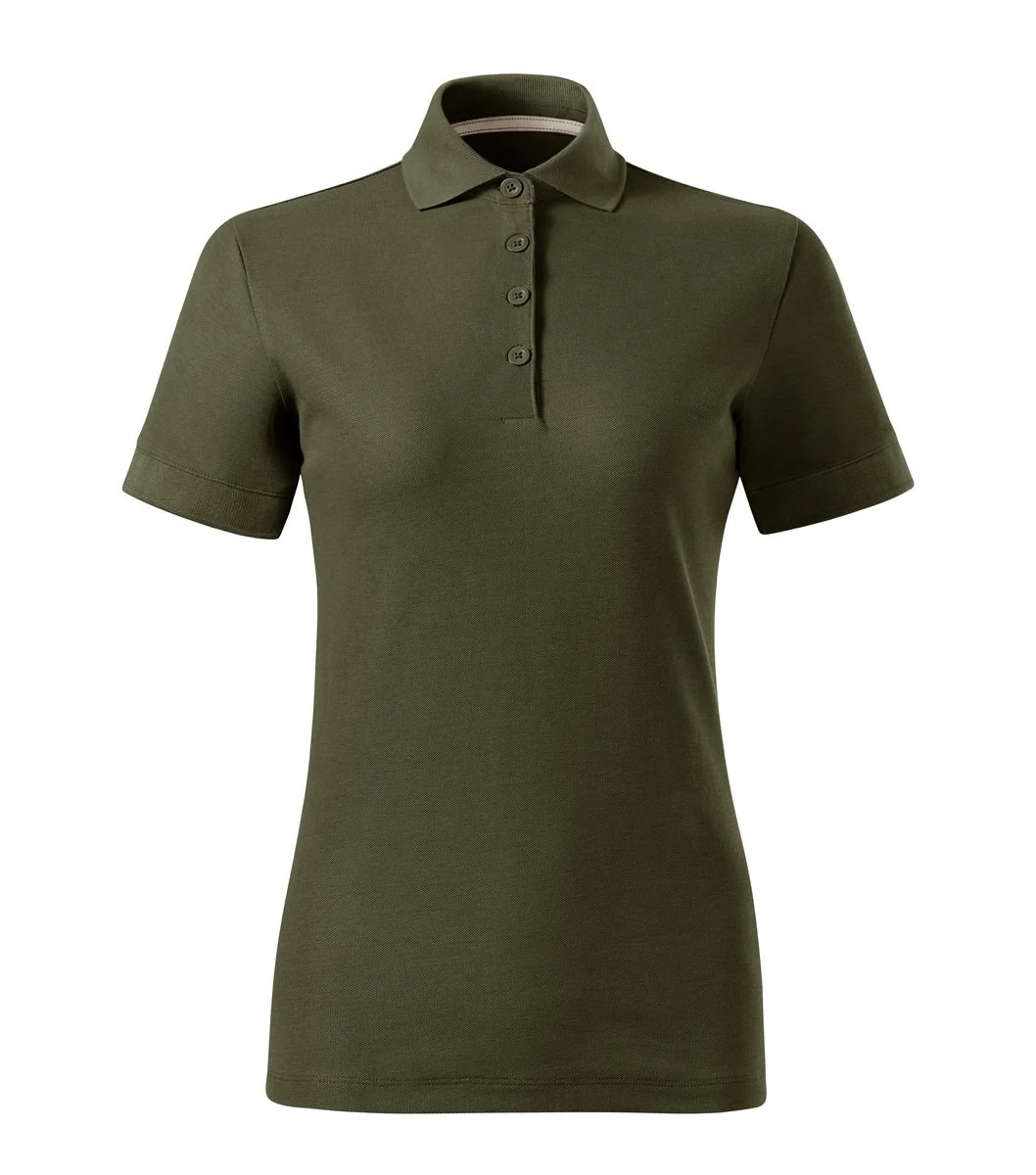 Montparel 235 Biologisch Tweekleurig Polo – Militair