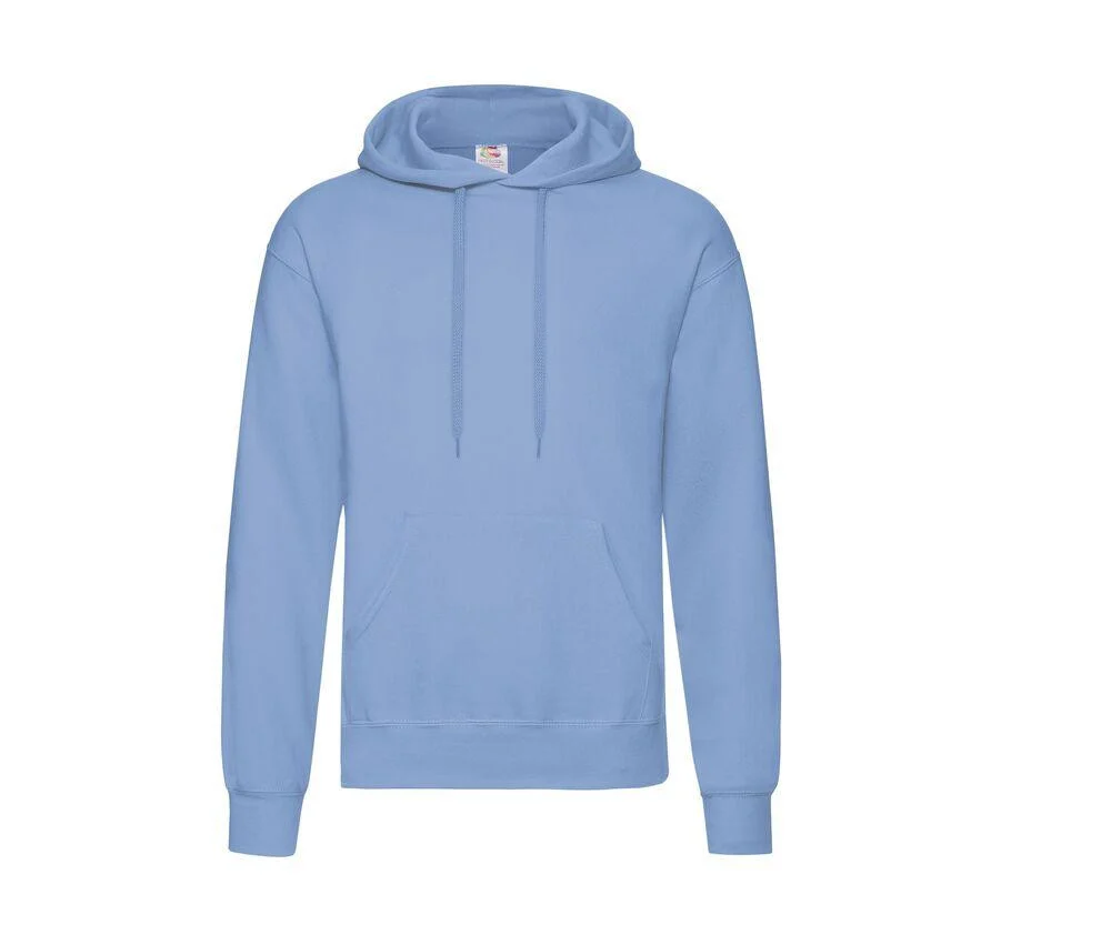 Fruit of the Loom SC270 Hoodie Sweatshirt Sky Blue