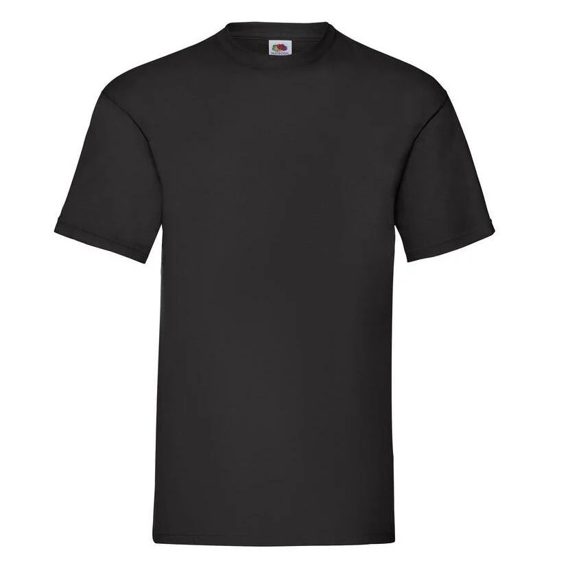 Fruit of the Loom SC230 Katoenen T-shirt – Black