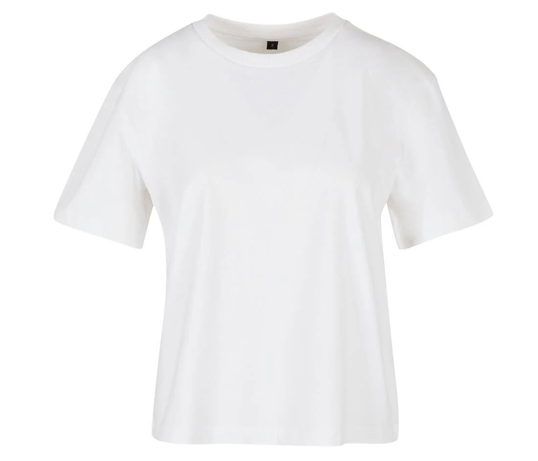 Build Your Brand BY211 Basic T-shirt Dames – White