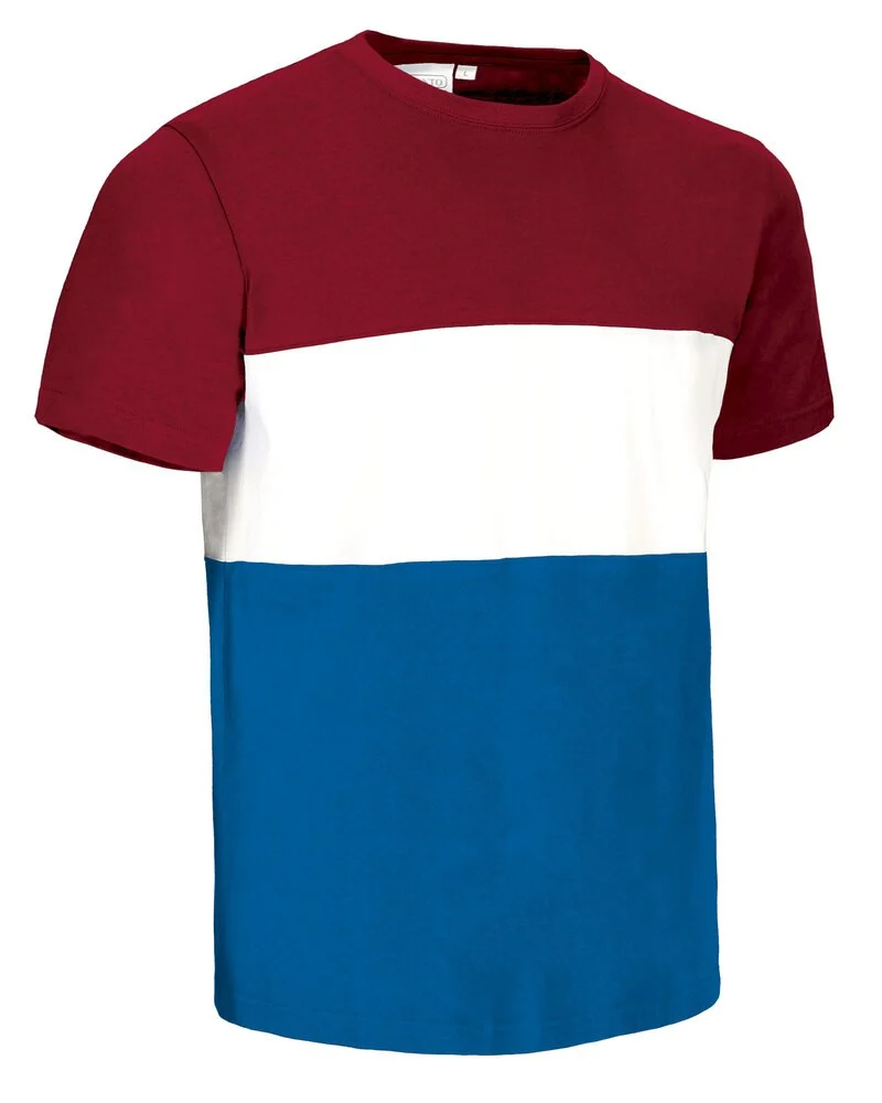 Valento CAVAVAR Varsity T-shirt – lotto red-white-royal blue