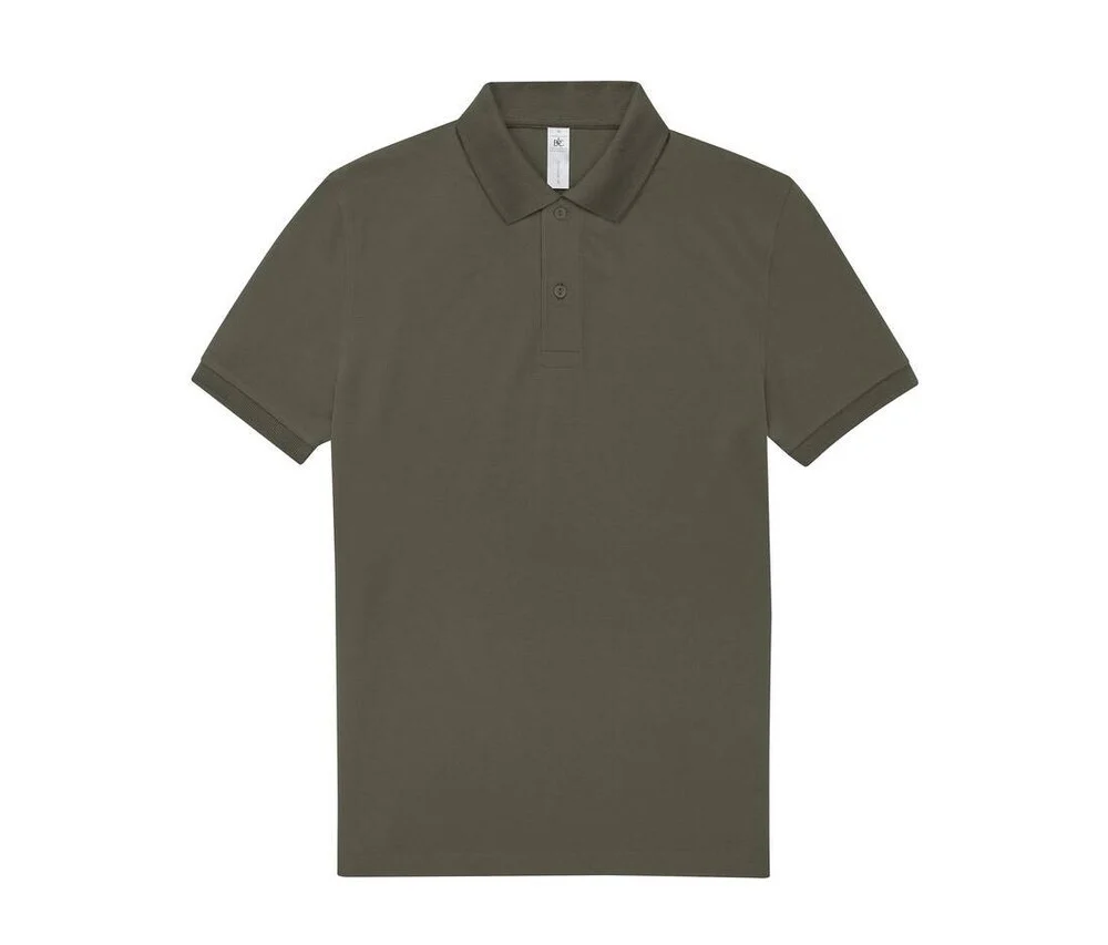 B&C BCU426 210 Polo Heren – Camo Green
