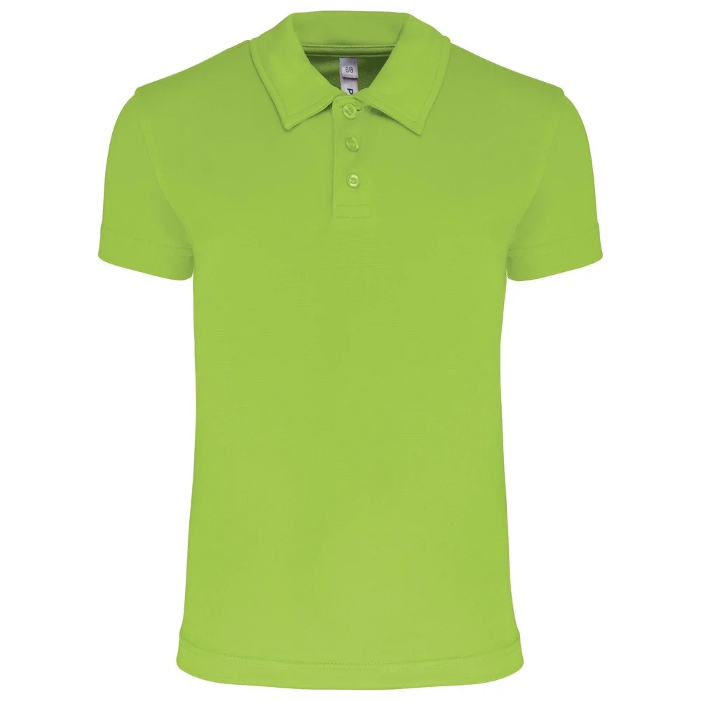 Proact PA484 Sportpolo Kinderen – Limoengroen