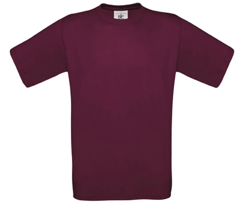 B&C BC151 Exact 150 Kinder T-shirt – Burgundy