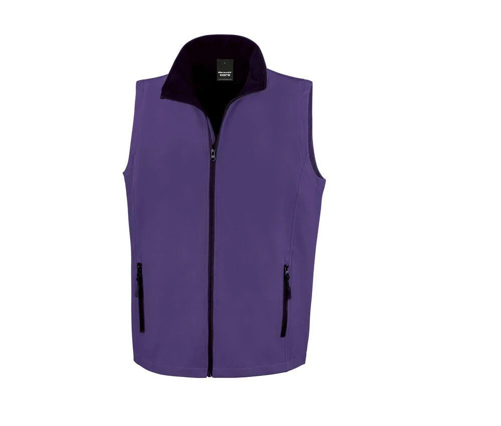 Result RS232 Softshell Bodywarmer Heren – Purple/ Black