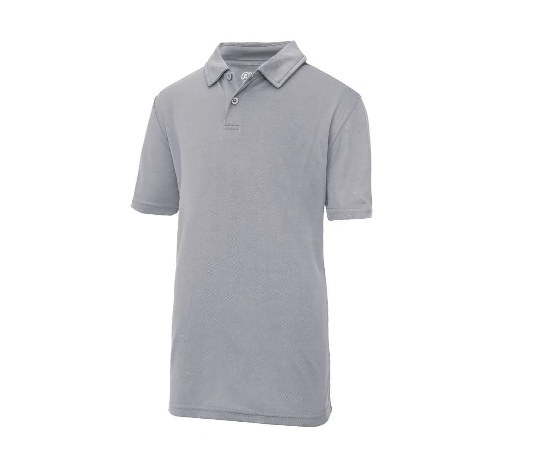 Just Cool JC040J Cool Kinderpolo – Heather Grey