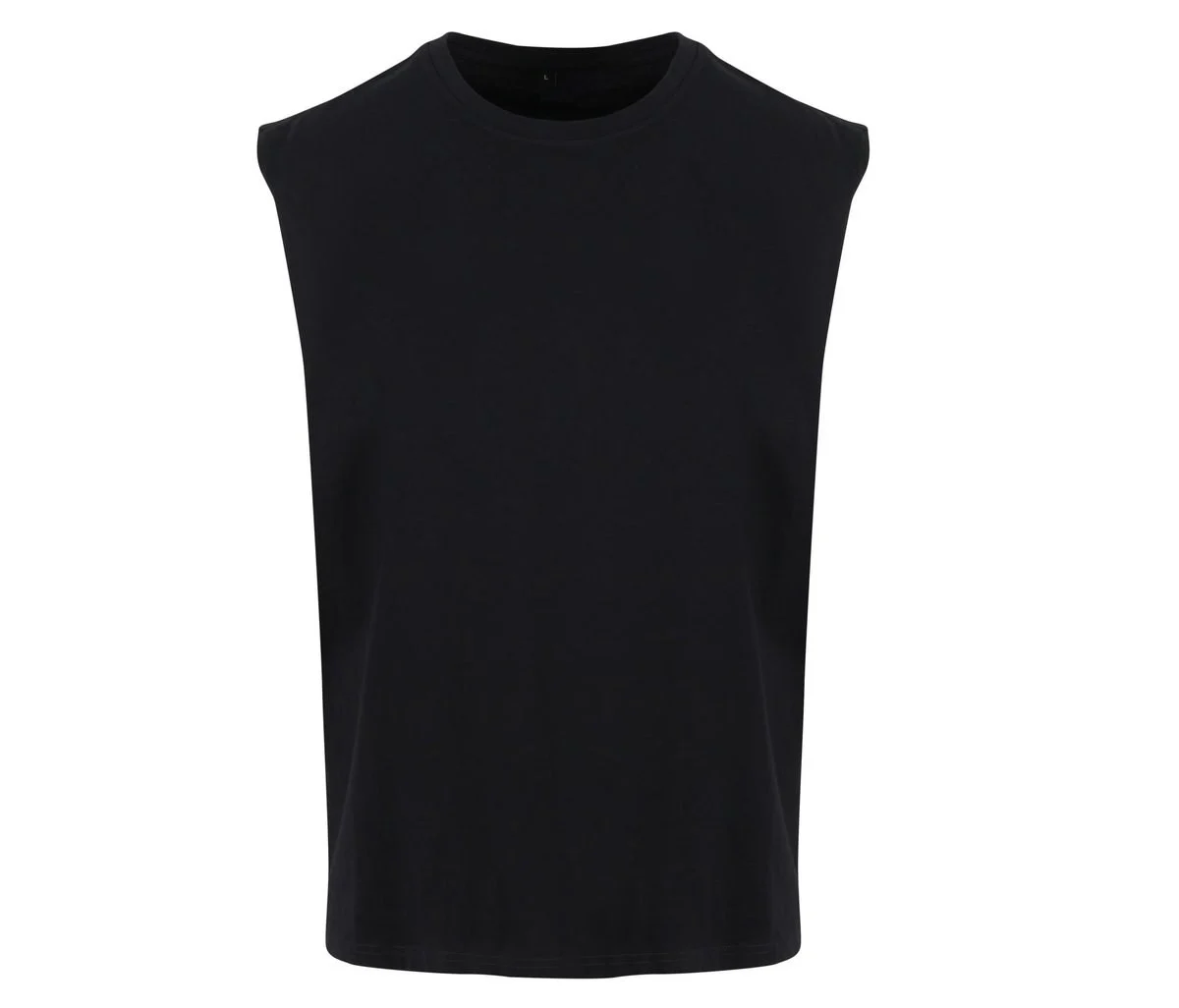 New Morning Studios NM016 Mouwloos T-shirt – Black