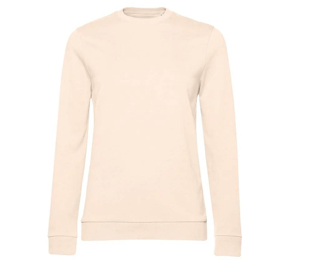 B&C BCW02W Sweater Dames – Pale Pink