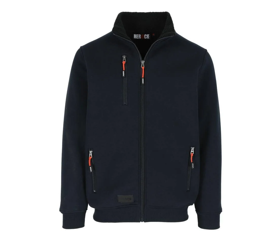 Herock HK371 Sweater met Volledige Rits – Navy
