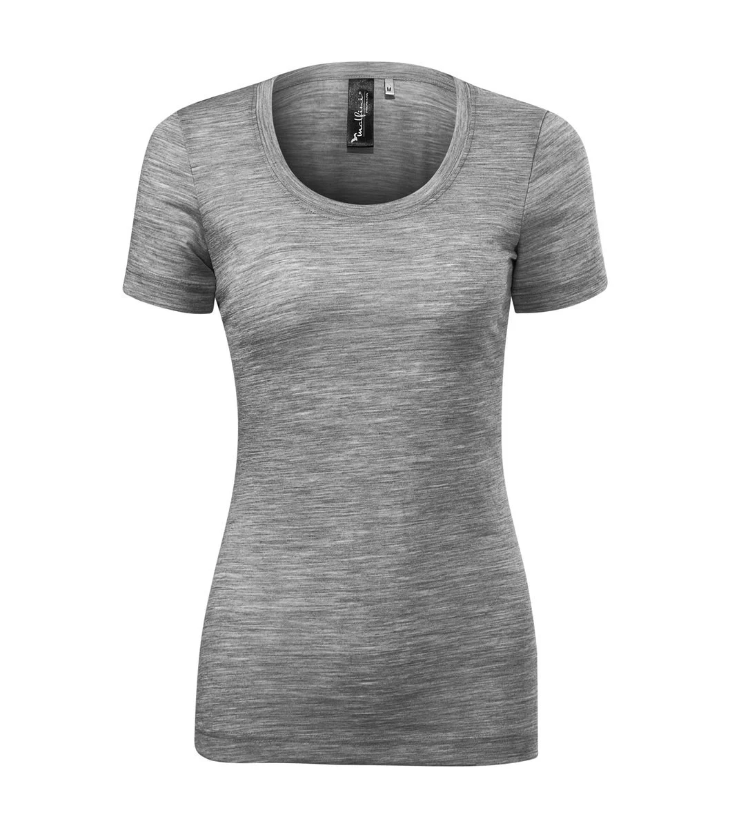 Malfini 158 Merino Rise T-shirt Dames – Donkerblauw grijs