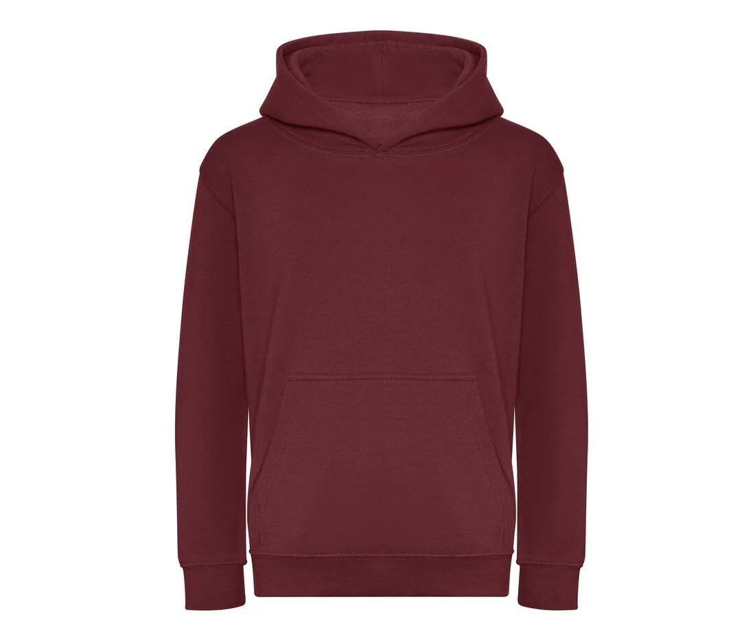 AWDIS JH201J Biologische Kinderhoodie – Burgundy