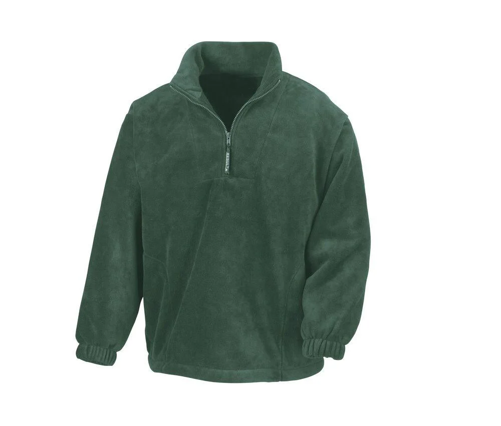 Result RS033 Polartherm Fleecetrui met Rits Heren – Forest Green