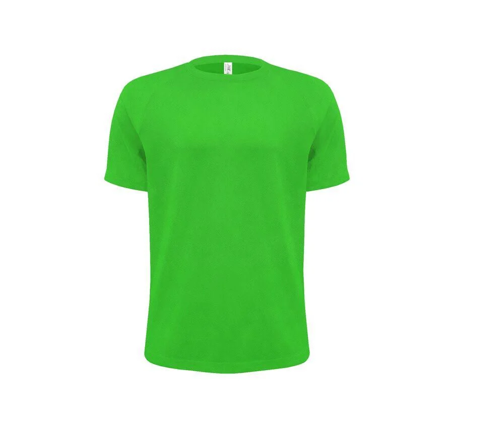 JHK JK900 Sport-T-shirt Heren – Lime Fluor