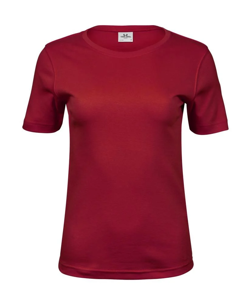 Tee Jays TJ580 Interlock T-shirt Dames – Deep Red