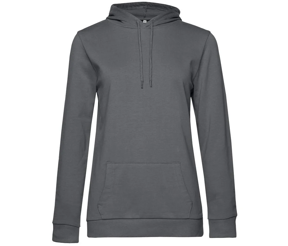 B&C BCW04W Hoodie Dames – Elephant Grey