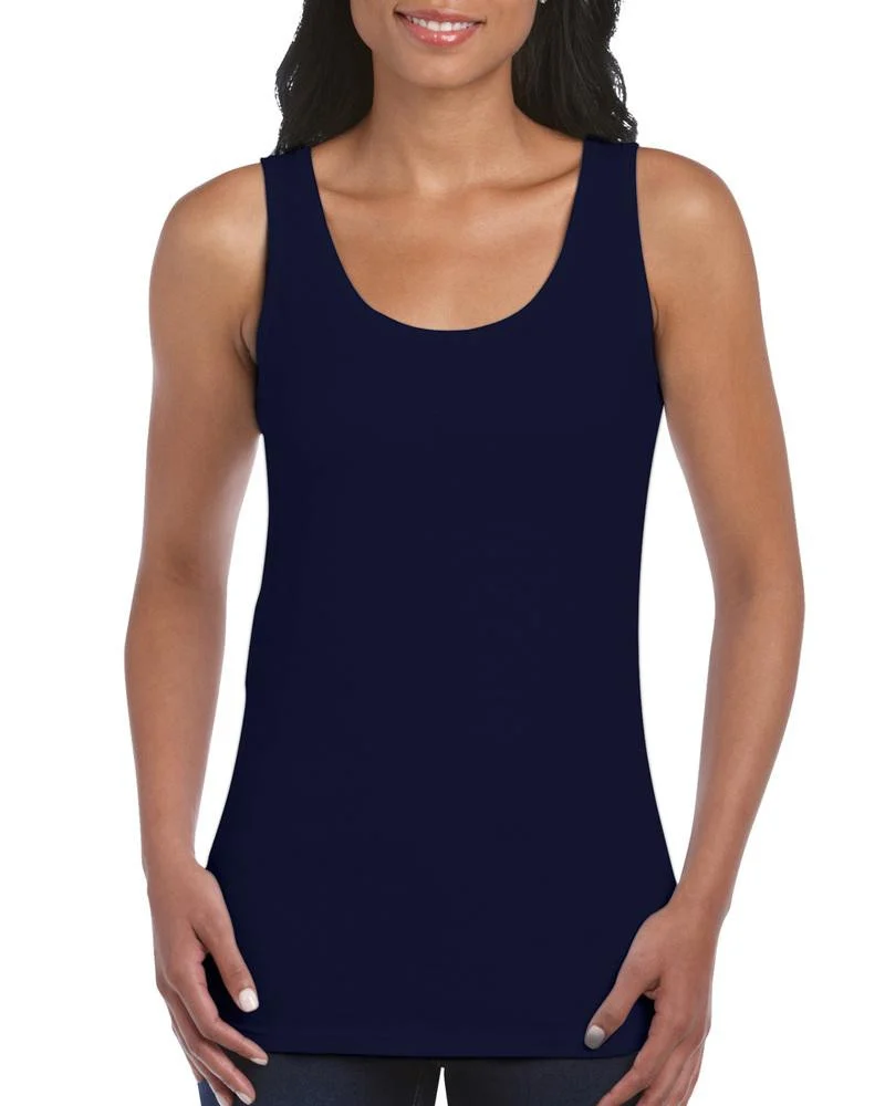 Gildan GN642 Softstyle Tanktop Dames – Navy
