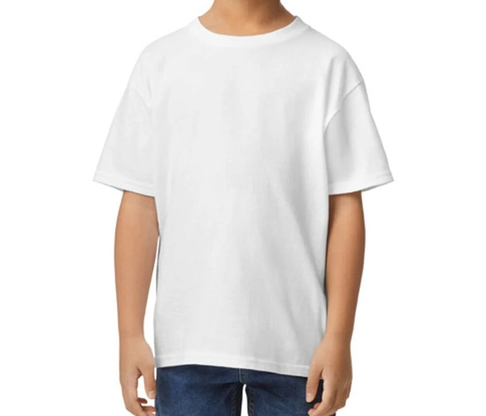 Gildan GN650B Kinder T-shirt 180 – White
