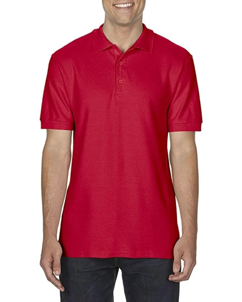 Gildan GN480 Softstyle Dubbele Piqué Polo – Red