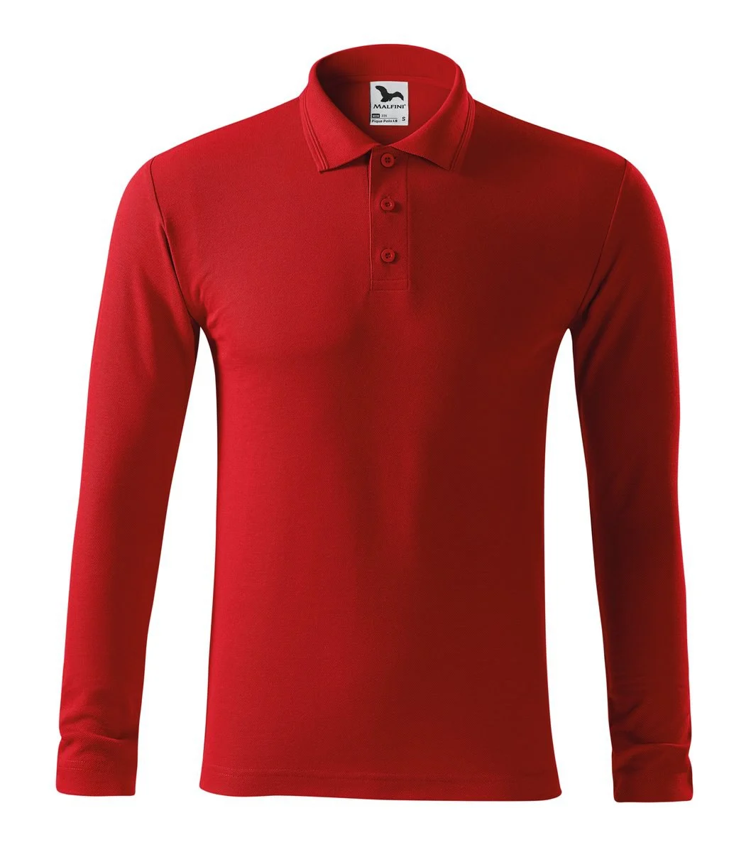 Malfini 221 Polo Lange Mouwen – Rood