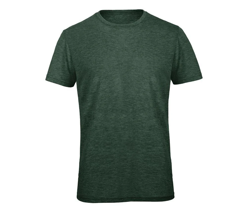 B&C BC055 TM055 Tri-Blend T-shirt Heren – Heather Forest