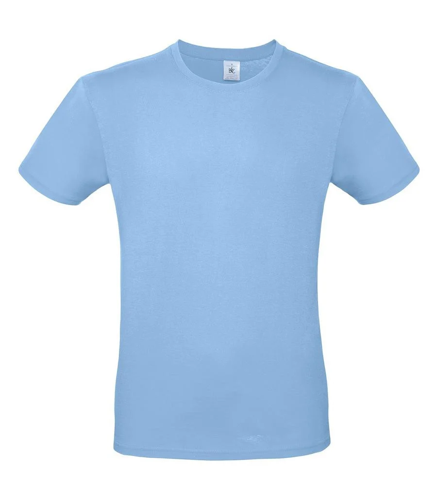 B&C BC01T #E150 T-shirt Heren – Sky
