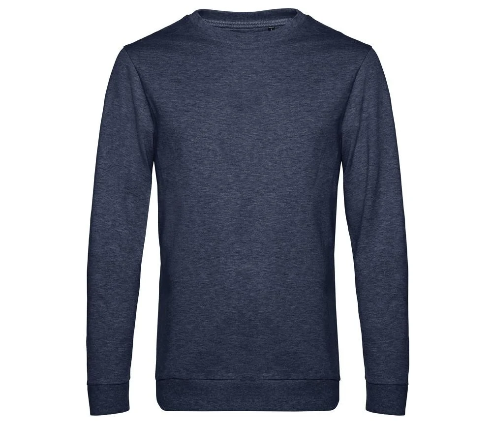 B&C BCU01W Sweater – Heather Navy