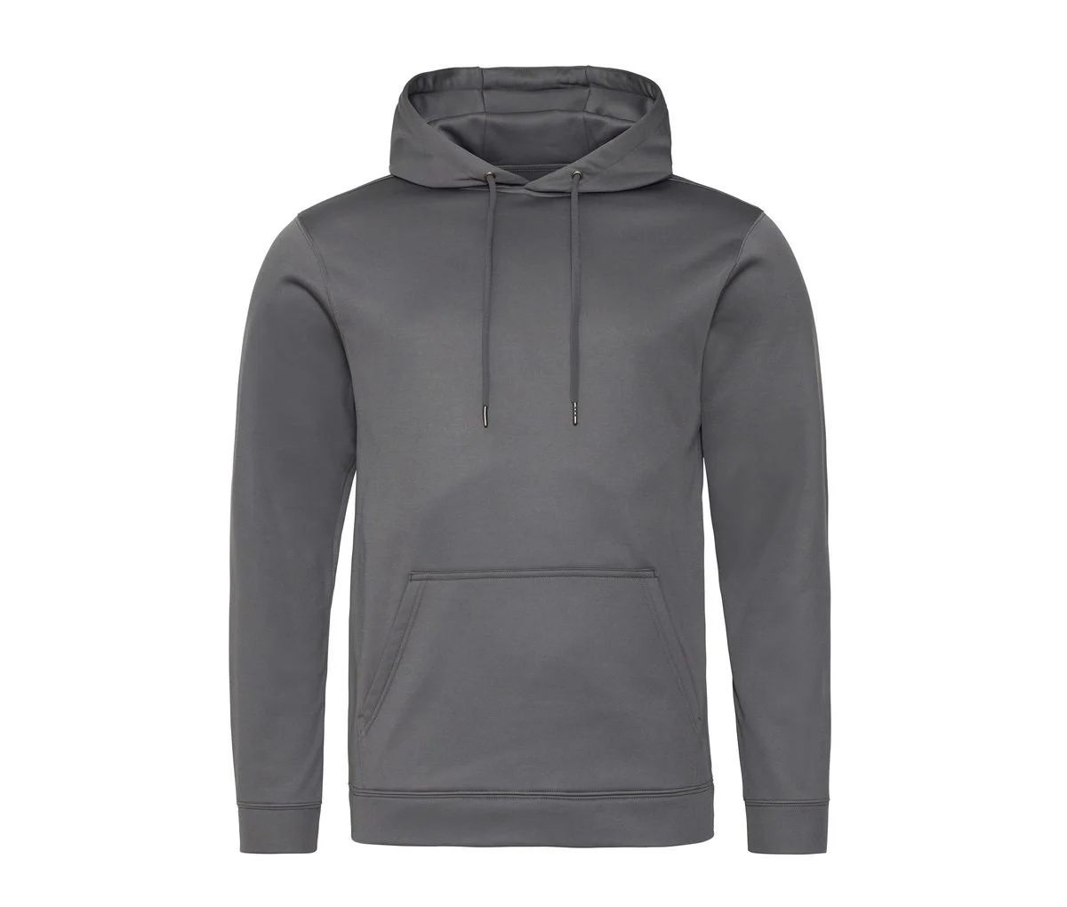 AWDIS JH006 Sports Polyester Hoodie – Steel Grey